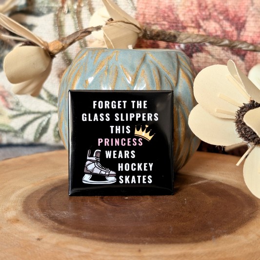 This Princess wears Hockey skates